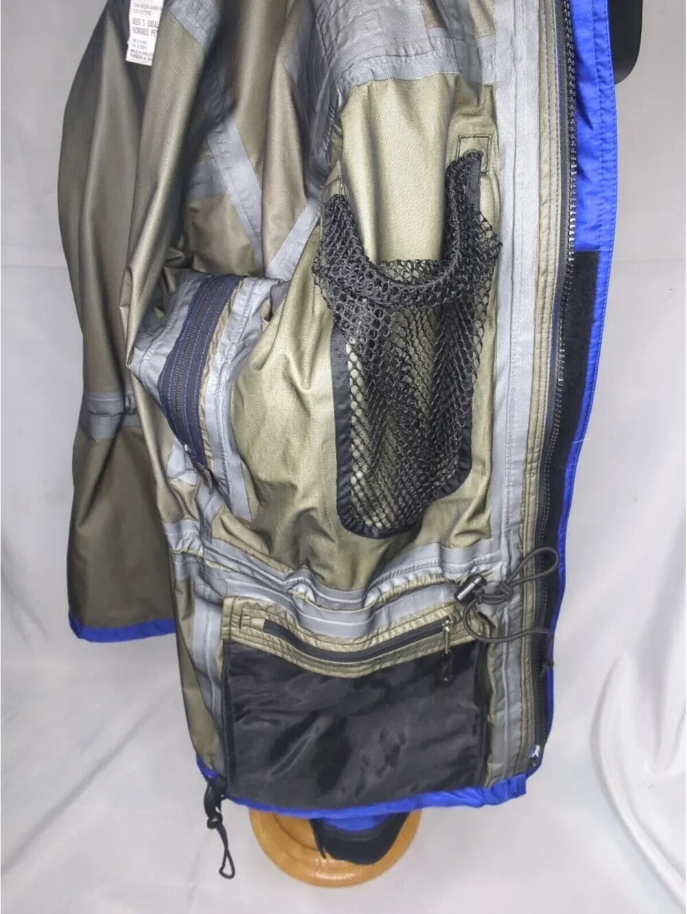 Vintage 90s The North Face Gore-Tex Ski Jacket Gorpcore Mens Small Hood Shell Bl